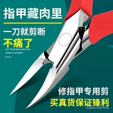 臺灣出貨⚡德國甲溝專用指甲刀單個套裝斜口嵌厚腳趾甲剪修腳神器尖鷹嘴鉗炎 BXJ5