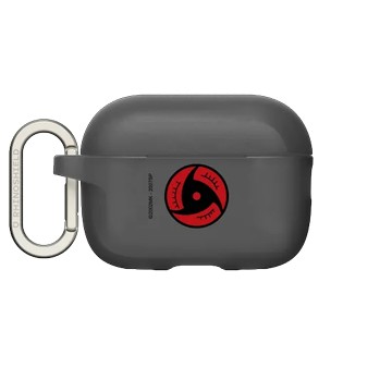 AirPods Pro 2 AirPods Case 黑 - Naruto Shippuden 火影忍者 - LOGO系列-鼬萬花筒寫輪眼