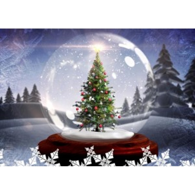 絵画風 壁紙ポスター クリスマスツリー オブジェ X Mas ホワイトクリスマス 雪 Xms 002a1 A1版 0mm 585mm 通販 Lineポイント最大1 0 Get Lineショッピング
