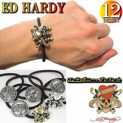 【エドハーディ】ブレスレット Ed Hardy スカル 薔薇 骸骨 ステンレス エドハーディ】ブレスレット Ed Hardy スカル 薔薇 骸骨