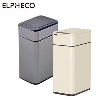 【ELPHECO】美國不鏽鋼雙開除臭感應垃圾桶垃圾桶 熱銷搶購 直播用 交換禮物 聖誕禮物