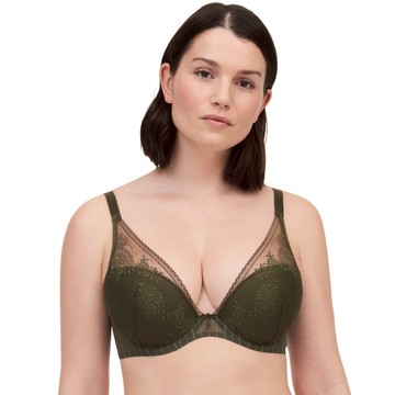 【Passionata】Maddie_深V T-Shirt Bra內衣_B-C罩杯(47H20_079軍綠色)