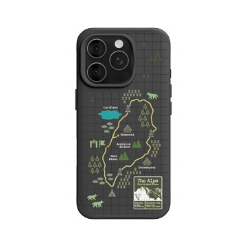 iPhone 16 Pro SolidX 黑 - Nature Explorers 自然探索指南 - 探索指南（夜晚的阿爾卑斯山）