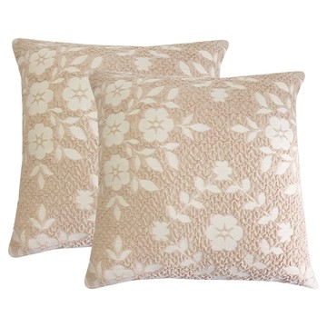 J&N 米蘭立體抱枕Set 98%聚酯纖維  45 x 45cm  橘色  2個