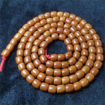 超小迷你鐵核桶珠108顆念珠手串老型桶珠橄欖核念珠手串老樹鐵核