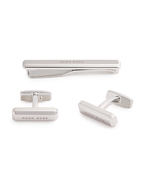 Boss Hugo Boss Grent Cufflinks & Trent Tie Clip Set