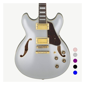 Ibanez AS73G MSF 半空心 雙雙 無搖座 月石銀 玫瑰木指板 AS Artcore 爵士吉他 電吉他