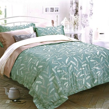 Caolan 60s100%天絲四件式兩用被床包組(雙人梵蒂岡 )