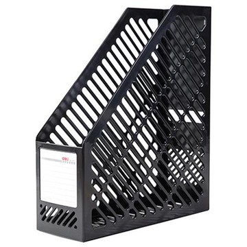 得力Deli一體成型雜誌箱/E9841/黑色/A4/259x90x295±1mm