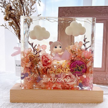 臍帶胎毛保存藝術燈座