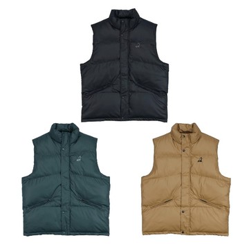 KANGOL 背心 咖啡 綠 黑 科技 保暖背心 中性 65551482-