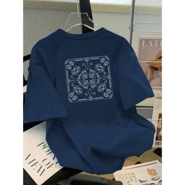 海外訂單尾貨~剪標撤回外貿純棉短袖t恤夏季新款美式潮牌休閑上衣