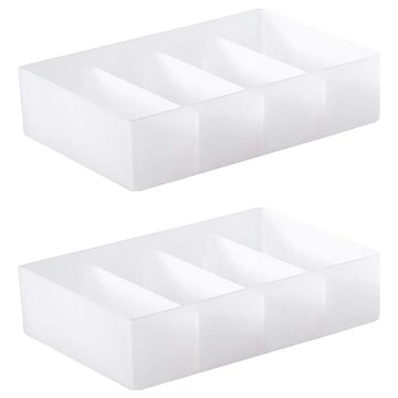 LITEM 里特 霧面多功能 整理收納盒 4號  半透明色  2個