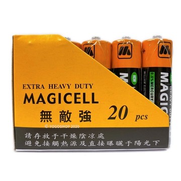MAGICELL碳鋅環保電池20入【美日多多】 電池 3、4號