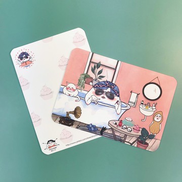 蛋定姐的泡澡時光 明信片