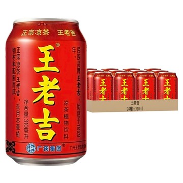 王老吉 涼茶植物飲料  310ml  24罐