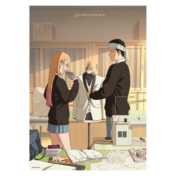 【2026台北動漫節新品】戀上換裝娃娃 透明小海報 B款 海夢+五條