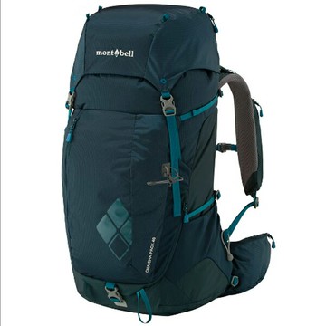 日本【Montbell】CHA CHA PACK40L W'S 女款包 (深野鴨綠/紫紅)