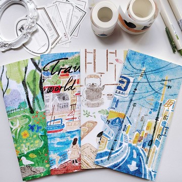 【TN本內芯】在路上/小歡喜/綠野仙蹤 手賬TN本 標準空白本內芯