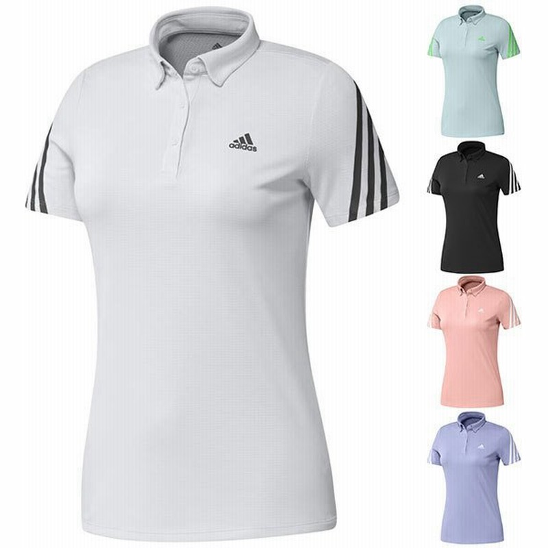 40 オフ アディダス ゴルフ シャツ 半袖 レディース ポロシャツ ボタンダウン ゴルフウェア 吸汗速乾 ヒートレディ Adidas パステル 白 黒 緑 紫 コーラル Bo21 通販 Lineポイント最大0 5 Get Lineショッピング