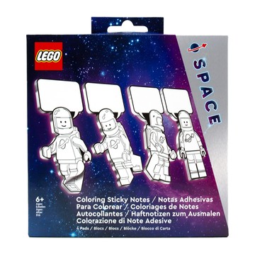 LEGO 太空人著色便利貼  1盒  混和顏色