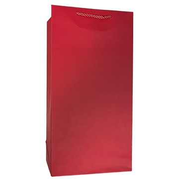 My Color 紅酒手提紙袋-雙瓶18x9x35cm (一包10入)【K034】