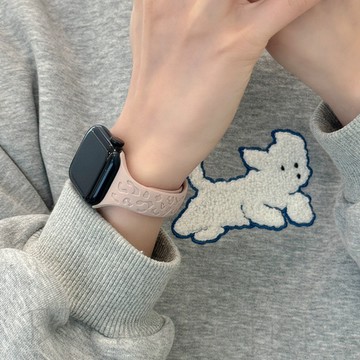 新款 桃粉色 矽膠錶帶 apple watch s10 錶帶 iwatch10 蘋果錶帶 9 8 7 6 蘋果手錶錶帶