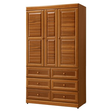 Homelike 喜家居樟木4x7尺六抽衣櫃(2048)