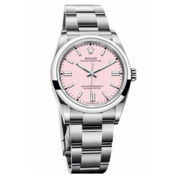 ROLEX 勞力士新款OP 繽紛糖果粉面 126000 蠔式恆動腕錶 36mm