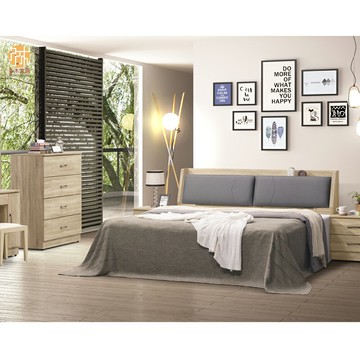 【多木家居】科卡KOKA-47/USB 經濟部標準防貓抓皮床頭155公分/185公分+53公分床頭櫃