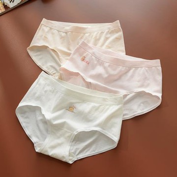 會員拍 三條裝 無縫裸氨蠶絲莫代爾兒童內褲 女童透氣舒適三角褲k