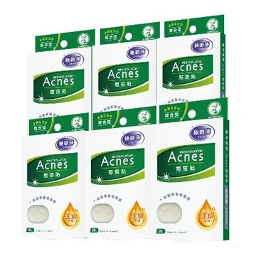 【快速到貨】6入組-曼秀雷敦 Acnes 痘痘貼 極致薄綜合型 金盞花 26入