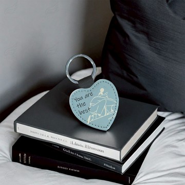 精美皮革鑰匙圈(you are the best)鑰匙圈 皮革鑰匙圈 熱轉印 送禮小物 婚禮小物 企業送禮 紀念品