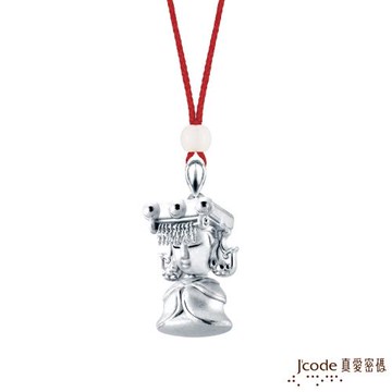 Jcode真愛密碼 大甲媽純銀墜子 送項鍊