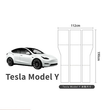 【露營趣】預購 PAMABE outdoor 特斯拉 Tesla Model Y 專屬車泊露營床墊 車中床 睡墊 車露 車宿 車床 野營