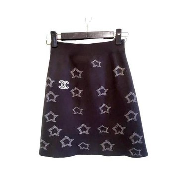 【二手精品 9.9成新】Chanel香奈兒女裝針織短裙(剪水洗標) 編號S271
