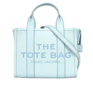 MARC  JACOBS THE LEATHER TOTE 粒面皮革小款托特包(雲藍色)