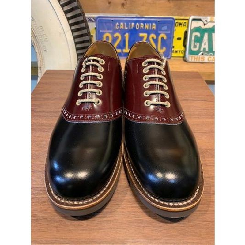 R.J.B アールジェイビー その他靴 SADDLE SHOES サドル ビジネス シューズ ホワイト系 ブラック系 7.5