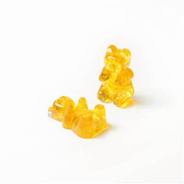 【 Montagne山造 】Gummy bear｜黃水晶｜公仔。紙鎮
