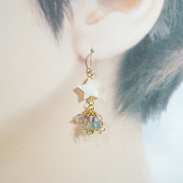 傳播流星系列 14kgf 貝殼和螢石鉤耳針