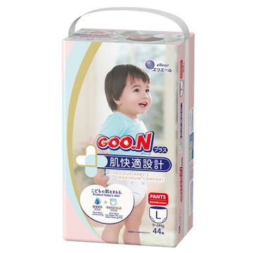 GOO.N 大王 日本製 肌快適系列 嬰兒紙尿褲 9~14kg  L  44片