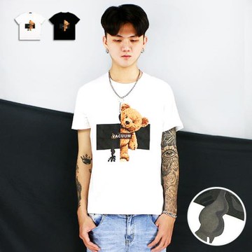 『RFD』方框變色熊涼感短T-2色可選 《004BV201》