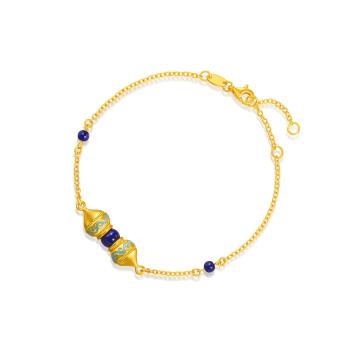 Cultural Blessings 「文化祝福」 青語如蔓 青金石黃金手鍊