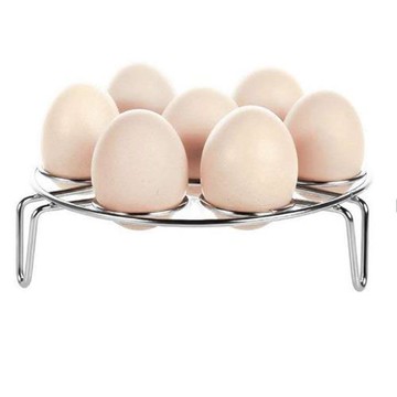 蒸蛋架不銹鋼廚房置物架微波爐7孔電飯鍋蒸籠隔熱架高腳雞蛋蒸架