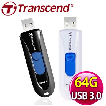 Transcend 創見 JetFlash790 64G 隨身碟《雙色任選》黑