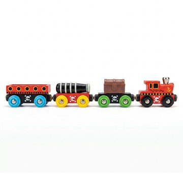 mentari 海盜寶藏列車  30.7 x 3.7 x 5cm  多色  1組