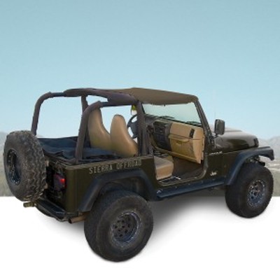 ジープラングラー97-06スタインジャガーテディトラックスターオレンジトップソーラースクリーンFor Jeep Wrangler 97-06 Steinjager Teddy