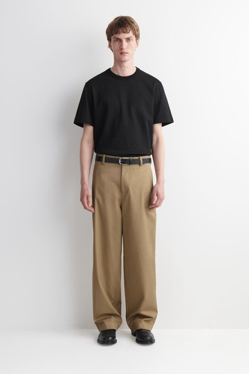 男裝 棉質寬褲