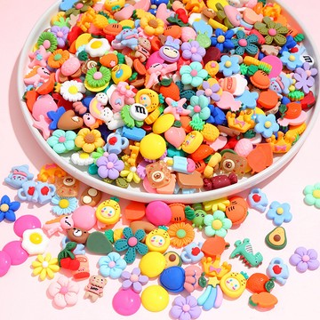 💗買十送一💗奶油膠樹脂配件 奶油膠材料包 DIY 咕卡 咕盤 多款造型 樹脂配件 手工材料 飾品配件 飾品裝飾 超高CP