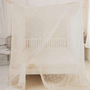 C.G.&C. S.M.C. 凱蕾絲帝 大空間專用房間耐用針織蚊帳 台灣製造  米白色  210 x 180 x 180cm